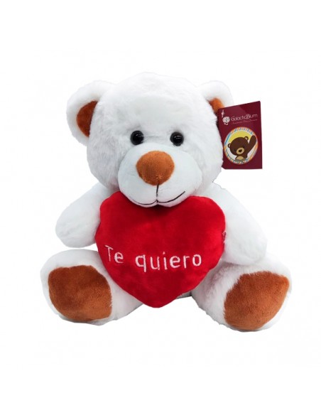 Peluche Oso Blanco Te Quiero