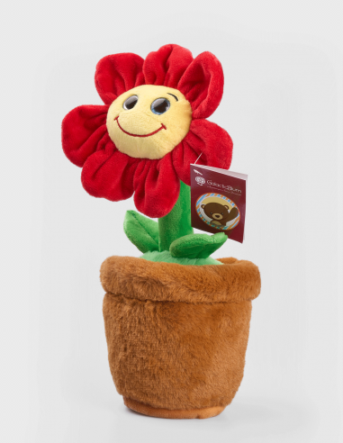 Peluche Fleur Rouge