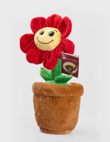 Peluche Flor Roja