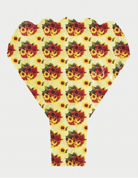 Housse pour Bouquet Métal Tournesol