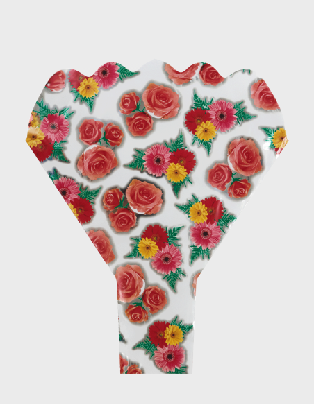 Housse pour Bouquet Métallique Flores (50 unds.)