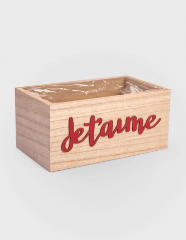 Caja Madera Je T'aime