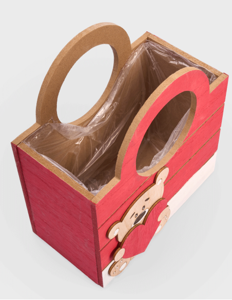 Boîte en Bois Teddy Bear (2 Unites)