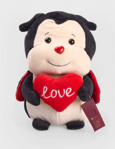 Peluche Coccinelle Love