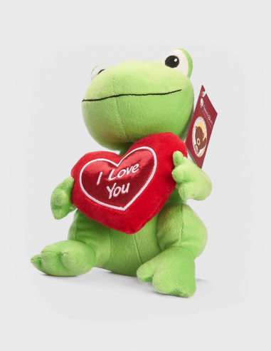 Peluche Grenouille avec Coeur