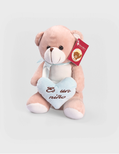 Peluche Oso Rosa/Celeste