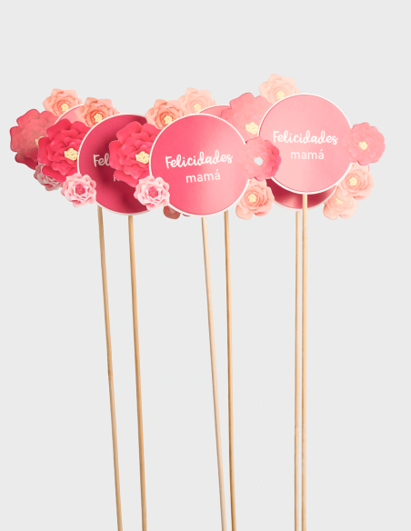 Pick Felicidades Mamá (6 Unds)