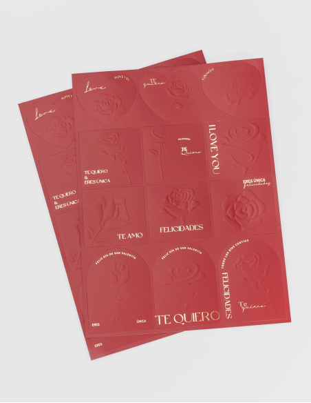 Cartes Rouges Saint Valentin (72 Unités)