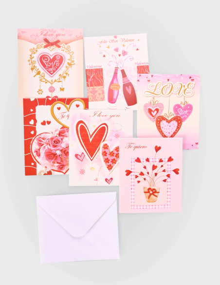 Cartes Livres Ensemble Saint Valentin