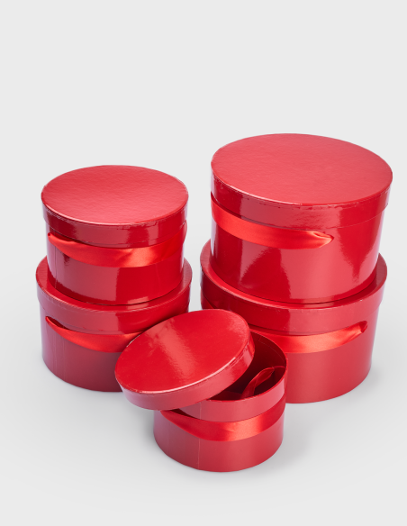 Boîtes Décoratives Rondes (5 pcs)