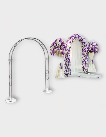 Ovaler Hochzeitsblumenbogen