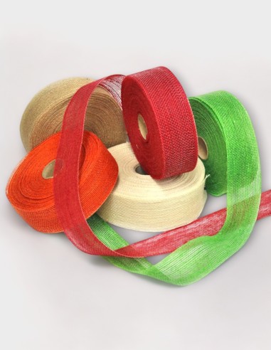 Ruban de jute rigide de haute qualité.
