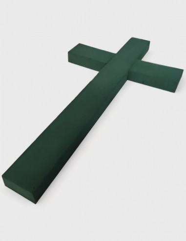 Croix en Mousse avec base en Bois