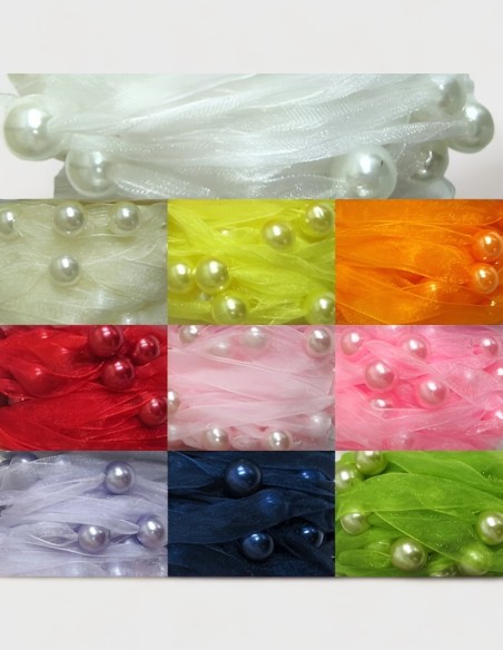 PERLEN-BAND AIS ORGANZA - 10 METER MOD.1