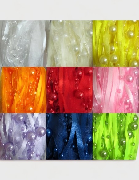 PERLEN-BAND AIS ORGANZA - 10 METER MOD.2