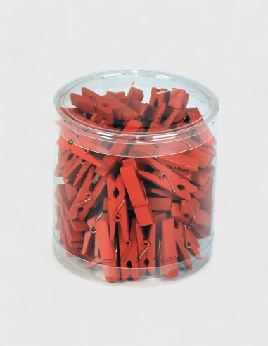 Mini Pinces en bois 100 unités