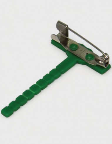 Épingle avec support en plastique vert - 4,5 CM (50 unités)