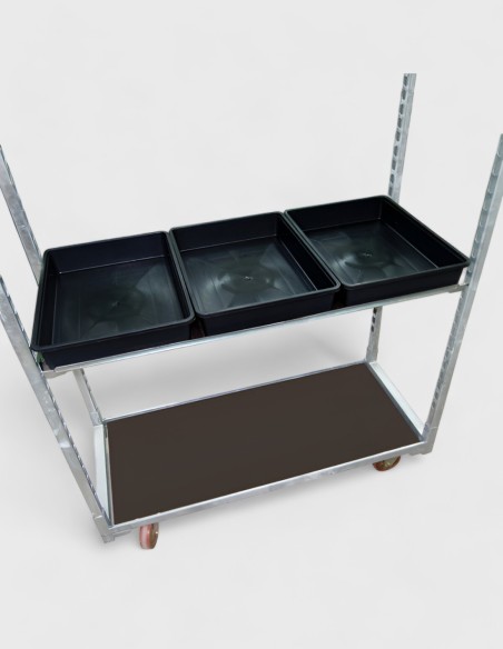 Plateau en Plastique pour Pot de Fleurs
