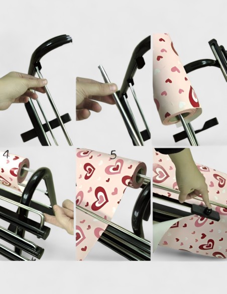 Dérouleur pour Film Cellophane (3 rouleaux)