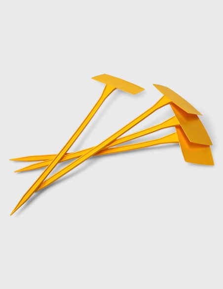 PORTE ÉTIQUETTES PIQUE JAUNE