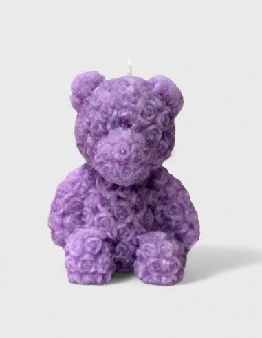 Kerze mit Teddybär