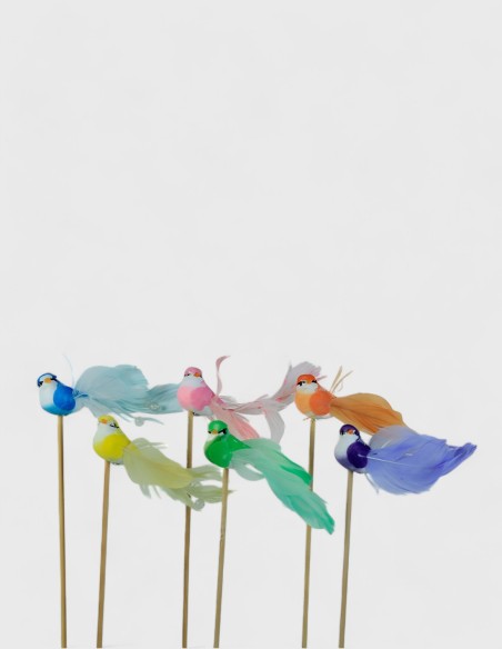 Pique Décoratif Oiseau 3 (6 Unités)