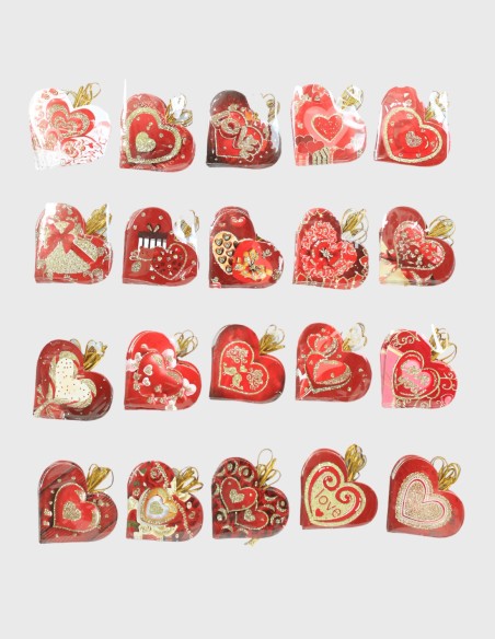 Tarjetas Corazón Set (240 Unds.)