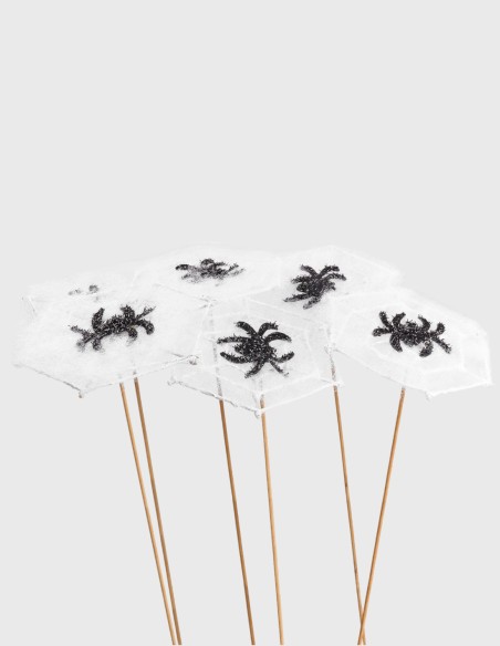 PICK TELA DE ARAÑA (6 UNDS. PACK)