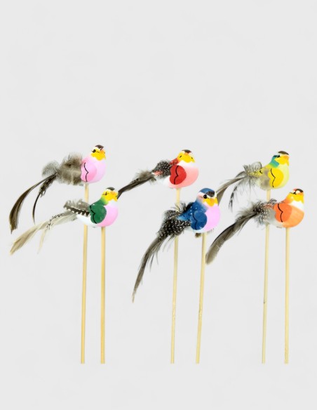 Pique Oiseau Décoratif 4 (6 Unités)