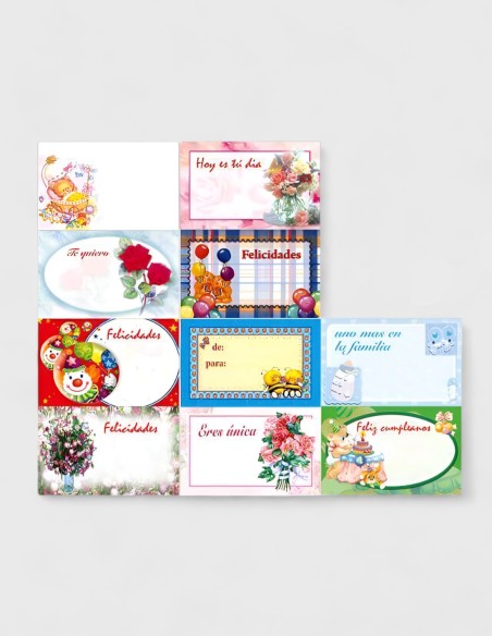 Cartes Brillantes Assorties Mod. 2