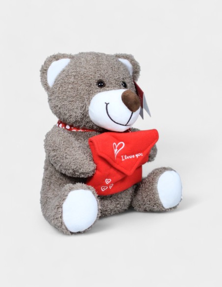 Peluche avec Enveloppe Rouge