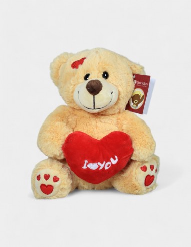 Peluche avec Coeur Rouge
