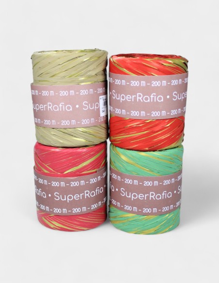 Raphia Synthétique Bicolore