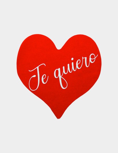 Étiquettes Adhésives en Forme de Coeur Te Quiero
