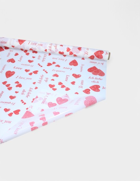 Cellophane Laqué Old Hearts