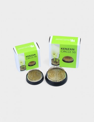 Kenzan Ikebana Rond Caoutchouc
