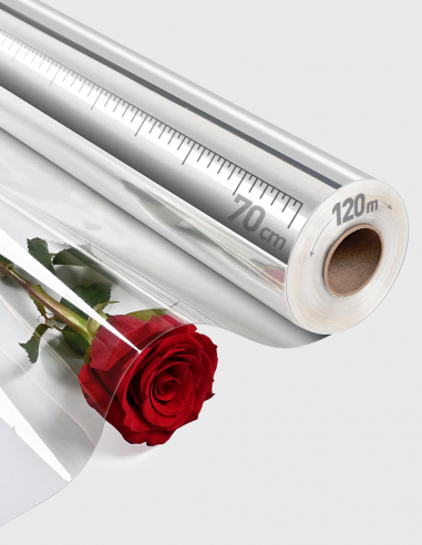 CELLOPHANE KLARSICHTFOLIE OHNE MOTIV 40 MICRONS