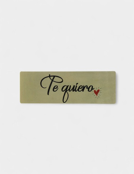 Etiqueta Papel - Te quiero Grueso