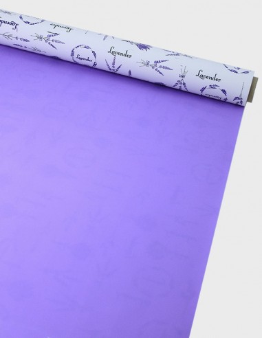 Cellophane Imprimé Lavande Bicolore