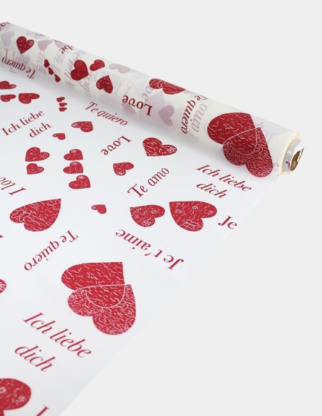 Cellophane Laqué Old Hearts