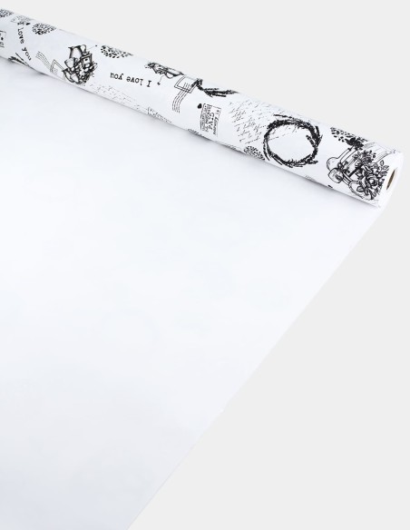 Cellophane Kraft Imprime Floral