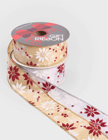 Ruban de Noël en nylon (10 m)