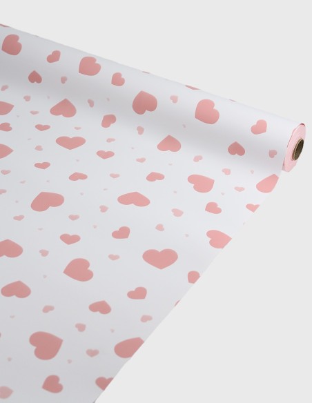 Cellophane Opaque Cuori | Ideefleur