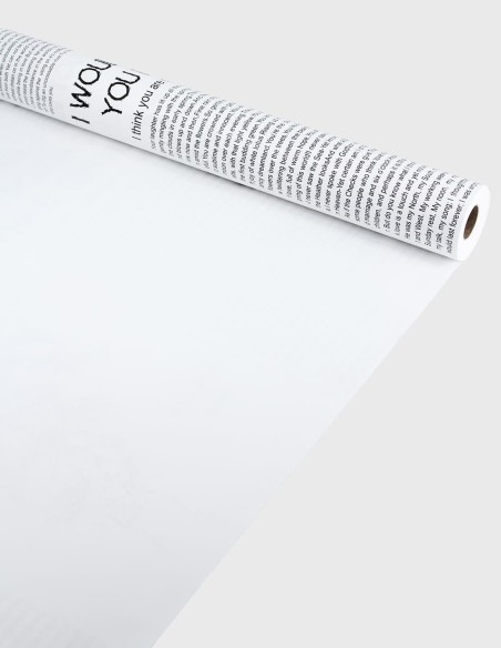 Blickdichtes Zeitungszellophan