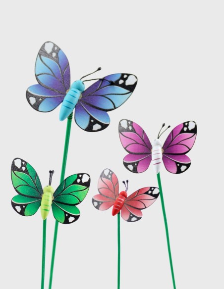 Sortierte Schmetterlings-Picks aus Holz