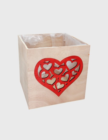 Boîte Romantique en Bois (2 pièces) | Ideefleur SL