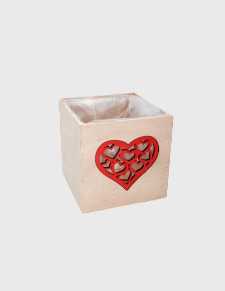 Boîte Romantique en Bois (2 pièces) | Ideefleur SL
