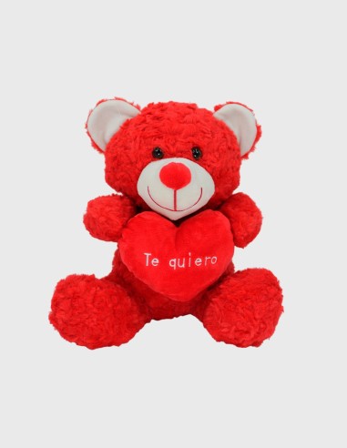 Ours en Peluche Rouge «Te Quiero»
