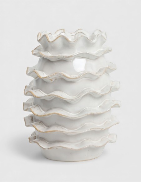 Vase réf. M24623-3W Blanc