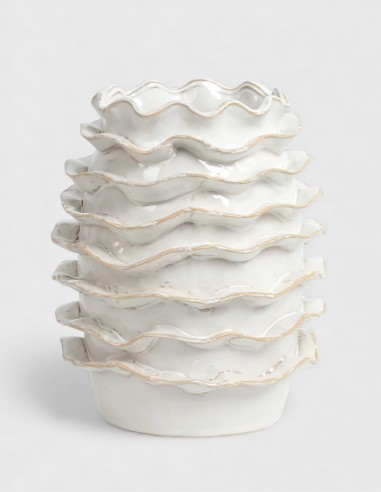 Vase réf. M24623-3W Blanc